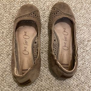 Toms Brown Ballet Flats